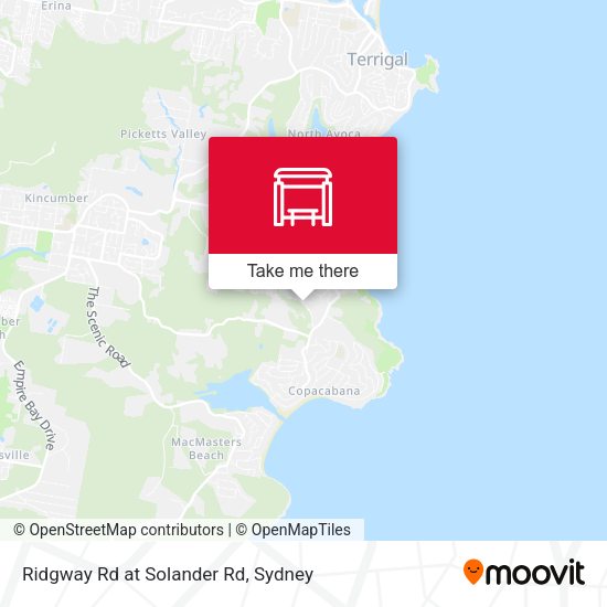 Ridgway Rd at Solander Rd map