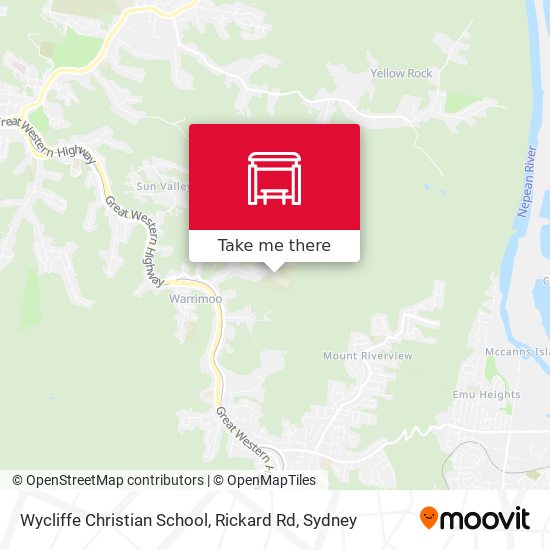 Wycliffe Christian School, Rickard Rd map