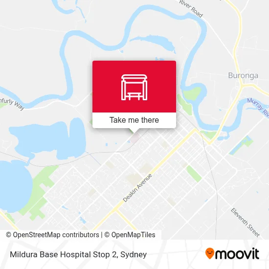 Mapa Mildura Base Hospital Stop 2
