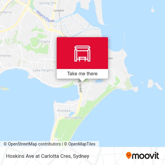 Hoskins Ave at Carlotta Cres map