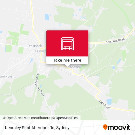 Kearsley St at Aberdare Rd map