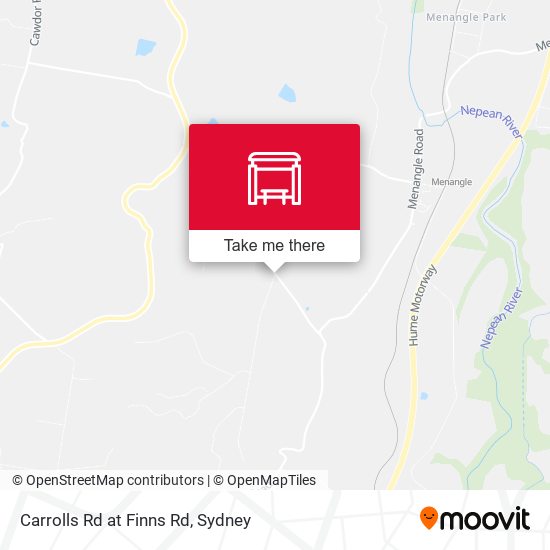 Carrolls Rd at Finns Rd map