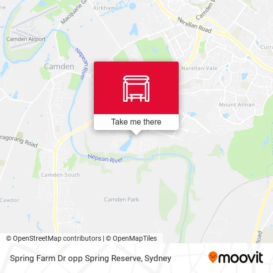 Spring Farm Dr opp Spring Reserve map
