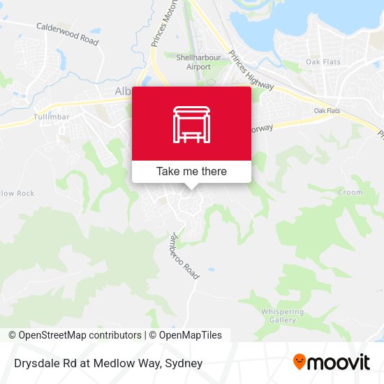 Drysdale Rd at Medlow Way map