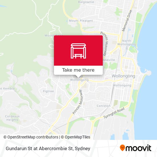 Gundarun St at Abercrombie St map
