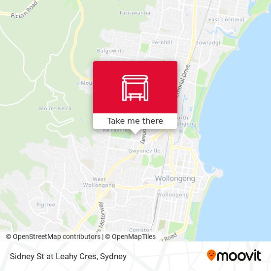 Sidney St at Leahy Cres map