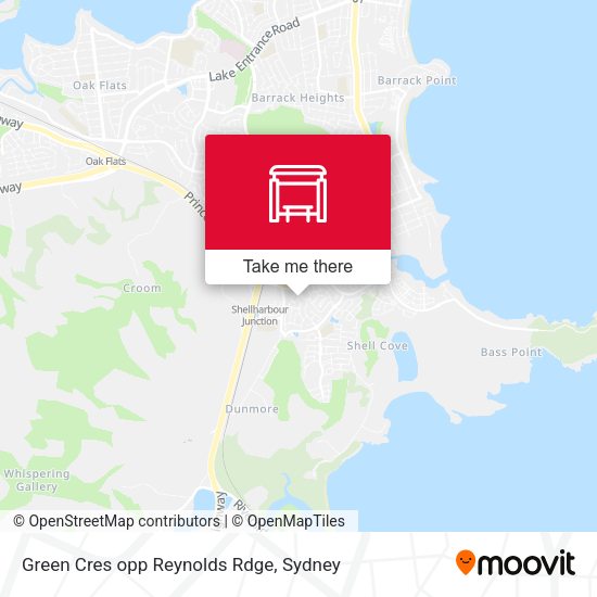 Green Cres opp Reynolds Rdge map