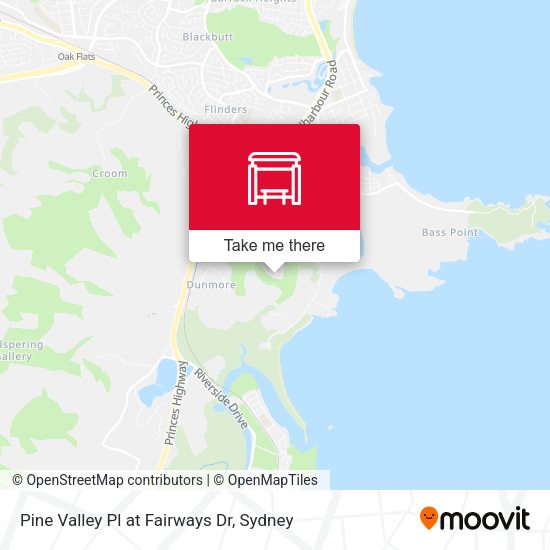 Pine Valley Pl at Fairways Dr map