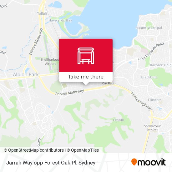 Jarrah Way opp Forest Oak Pl map
