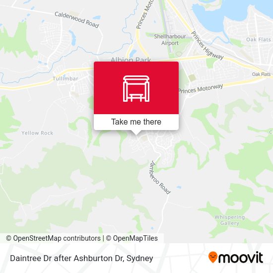 Daintree Dr after Ashburton Dr map