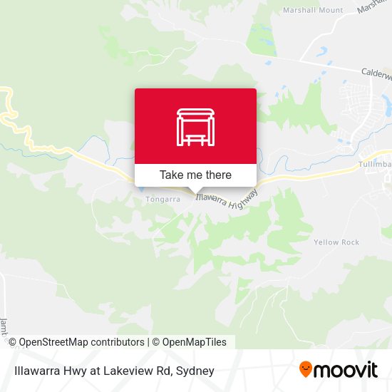 Illawarra Hwy at Lakeview Rd map
