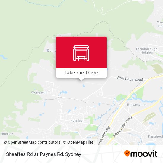 Sheaffes Rd at Paynes Rd map