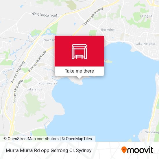 Murra Murra Rd opp Gerrong Cl map