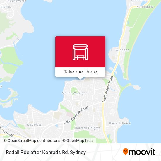 Redall Pde after Konrads Rd map