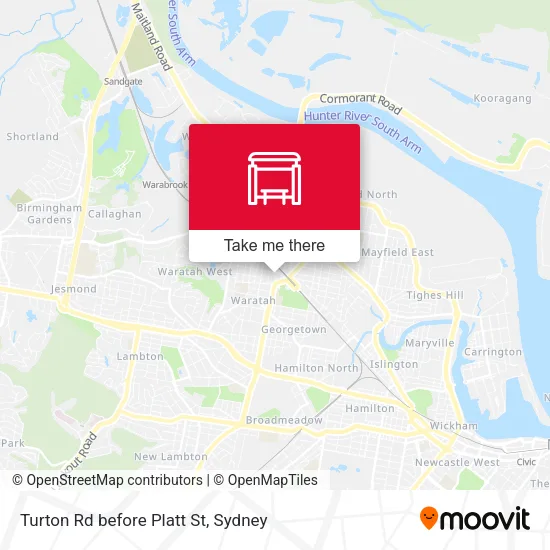 Turton Rd before Platt St map