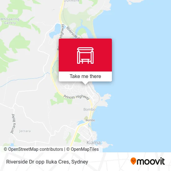 Mapa Riverside Dr opp Iluka Cres