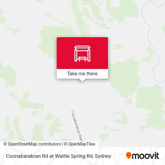 Mapa Coonabarabran Rd at Wattle Spring Rd