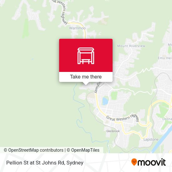 Pellion St at St Johns Rd map