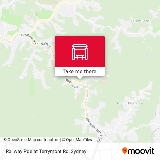 Railway Pde at Terrymont Rd map