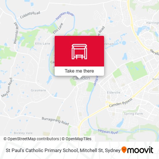 St Paul's Catholic Primary School, Mitchell St map