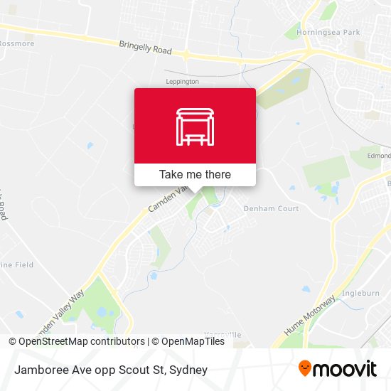 Jamboree Ave opp Scout St map