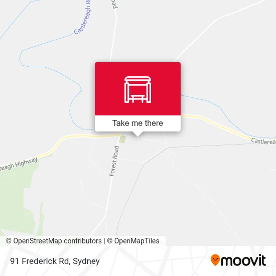 Mapa 91 Frederick Rd