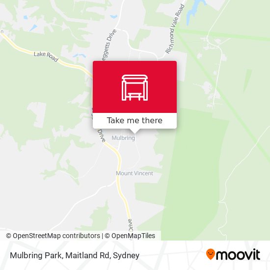 Mulbring Park, Maitland Rd map