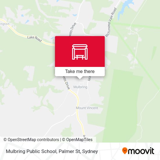 Mulbring Public School, Palmer St map