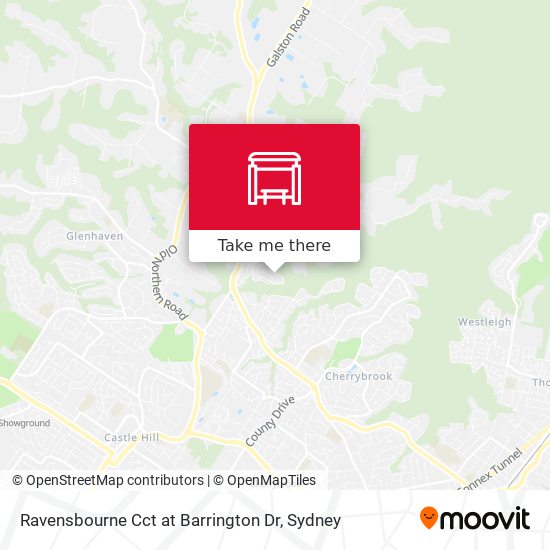 Ravensbourne Cct at Barrington Dr map