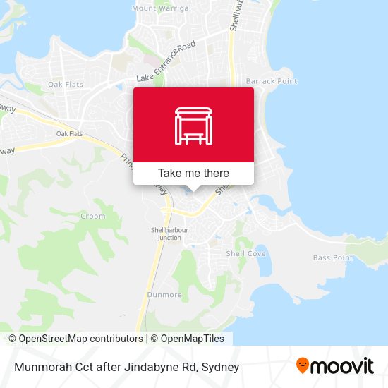 Munmorah Cct after Jindabyne Rd map