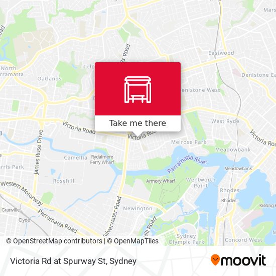 Victoria Rd at Spurway St map