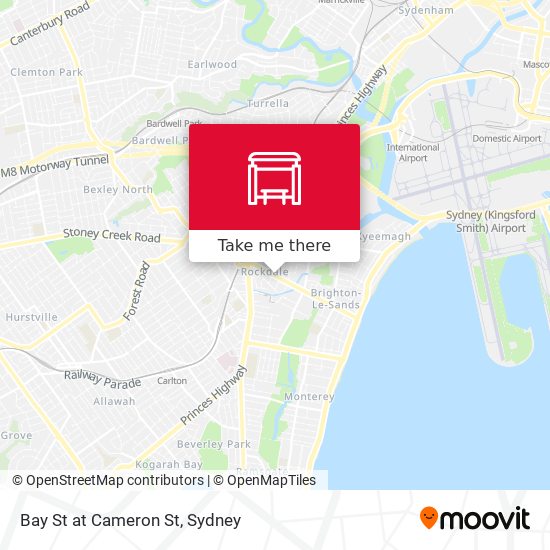 Bay St at Cameron St map