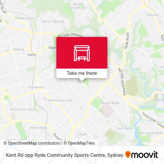 Kent Rd opp Ryde Community Sports Centre map