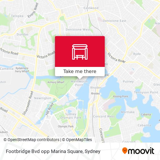 Footbridge Bvd opp Marina Square map