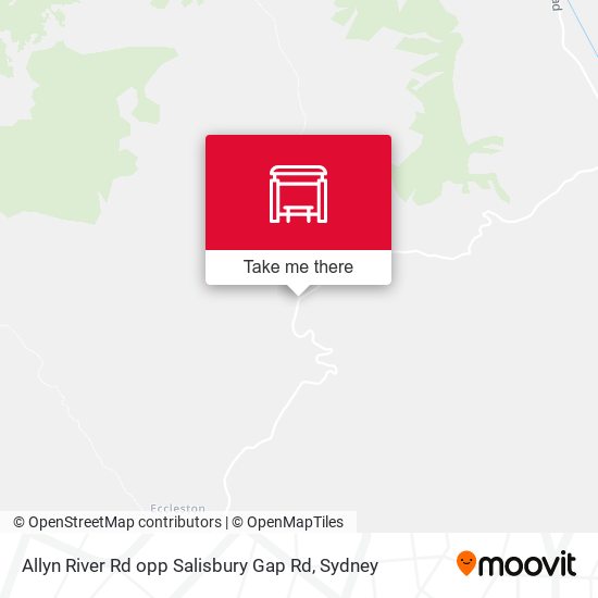 Allyn River Rd opp Salisbury Gap Rd map