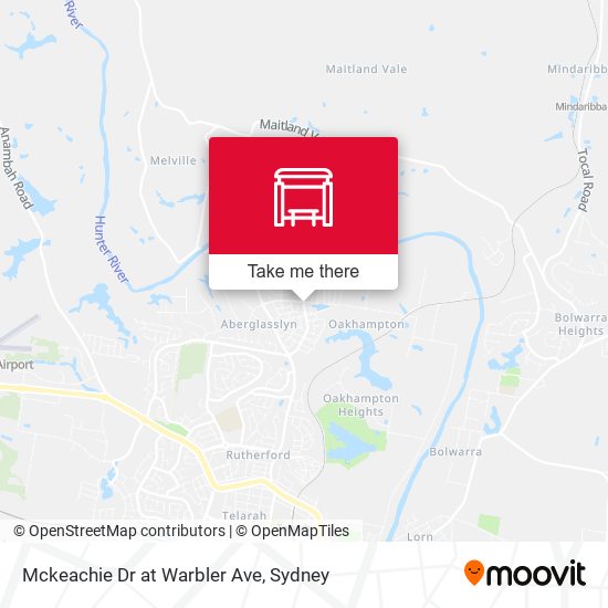 Mckeachie Dr at Warbler Ave map