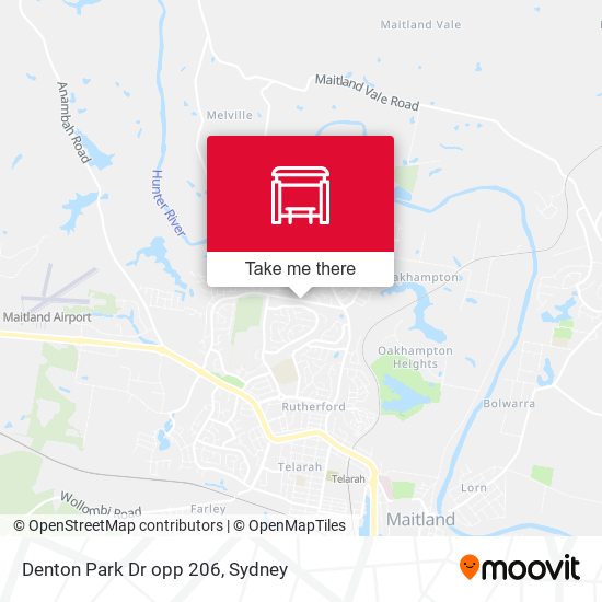 Denton Park Dr opp 206 map