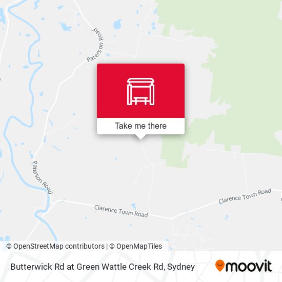 Butterwick Rd at Green Wattle Creek Rd map