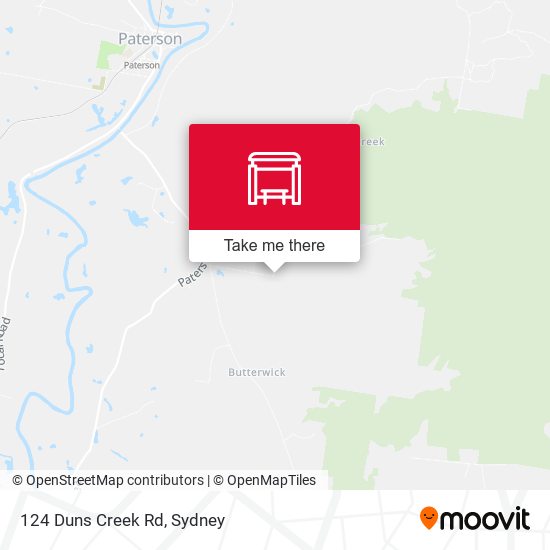 124 Duns Creek Rd map