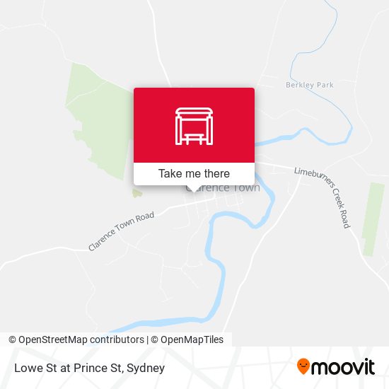 Lowe St at Prince St map