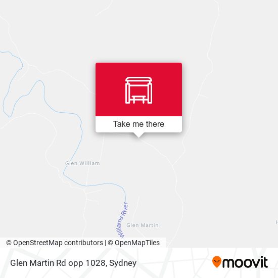 Mapa Glen Martin Rd opp 1028