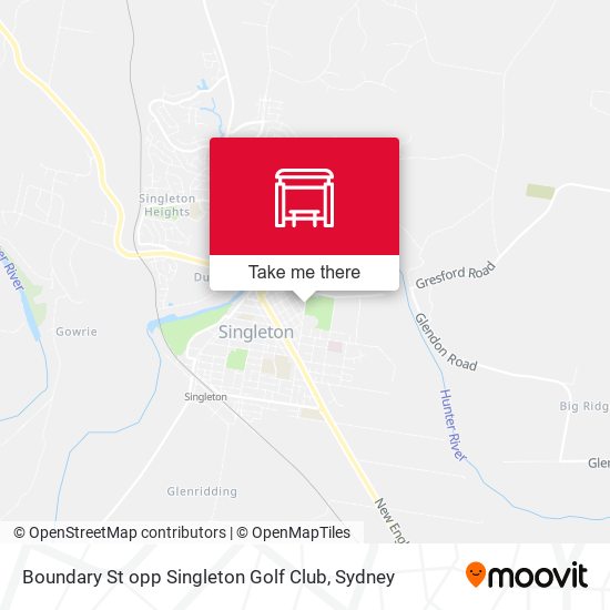 Boundary St opp Singleton Golf Club map