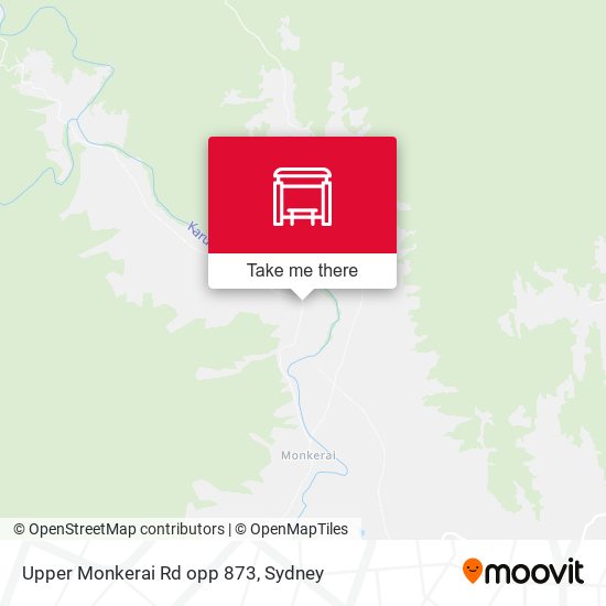 Upper Monkerai Rd opp 873 map