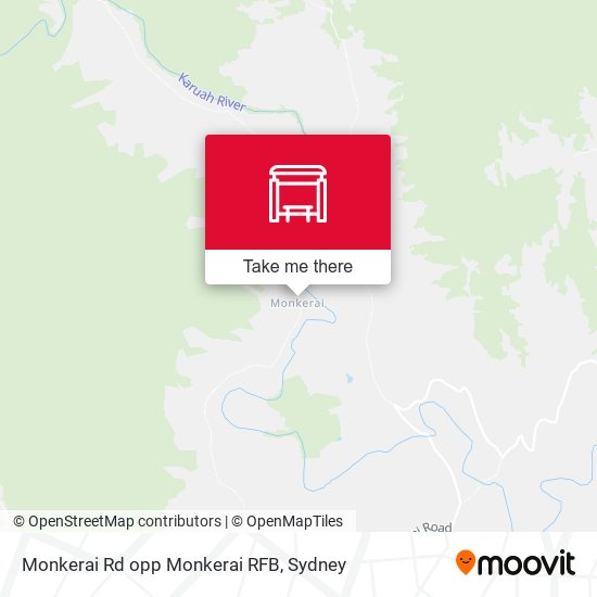 Monkerai Rd opp Monkerai RFB map