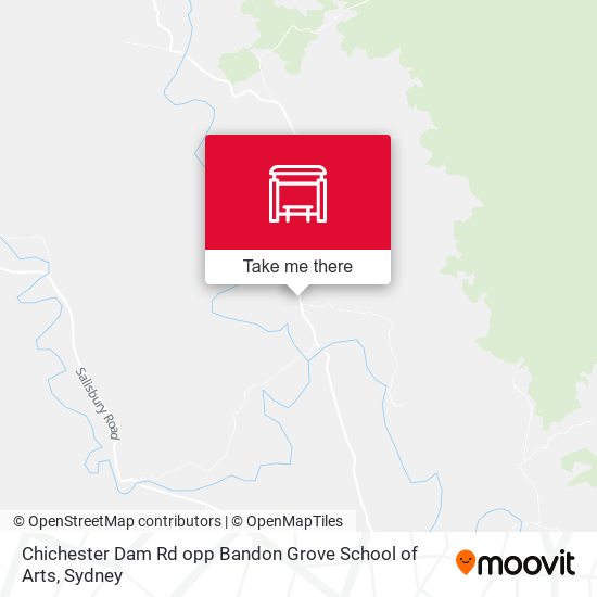 Chichester Dam Rd opp Bandon Grove School of Arts map