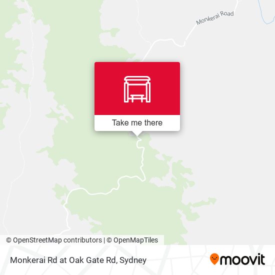 Monkerai Rd at Oak Gate Rd map