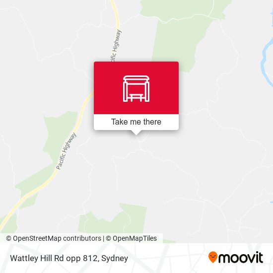 Wattley Hill Rd opp 812 map