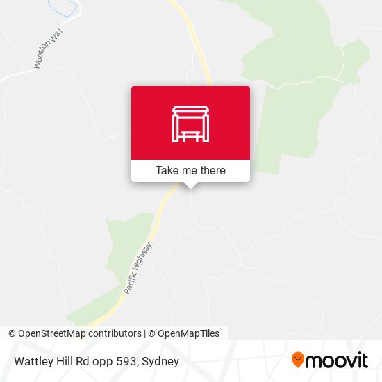 Wattley Hill Rd opp 593 map
