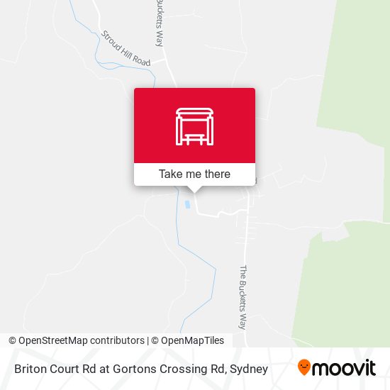 Briton Court Rd at Gortons Crossing Rd map