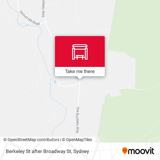 Berkeley St after Broadway St map